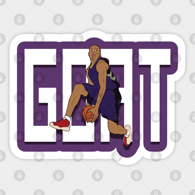 GOAT Carter Sticker by deadEYEZ